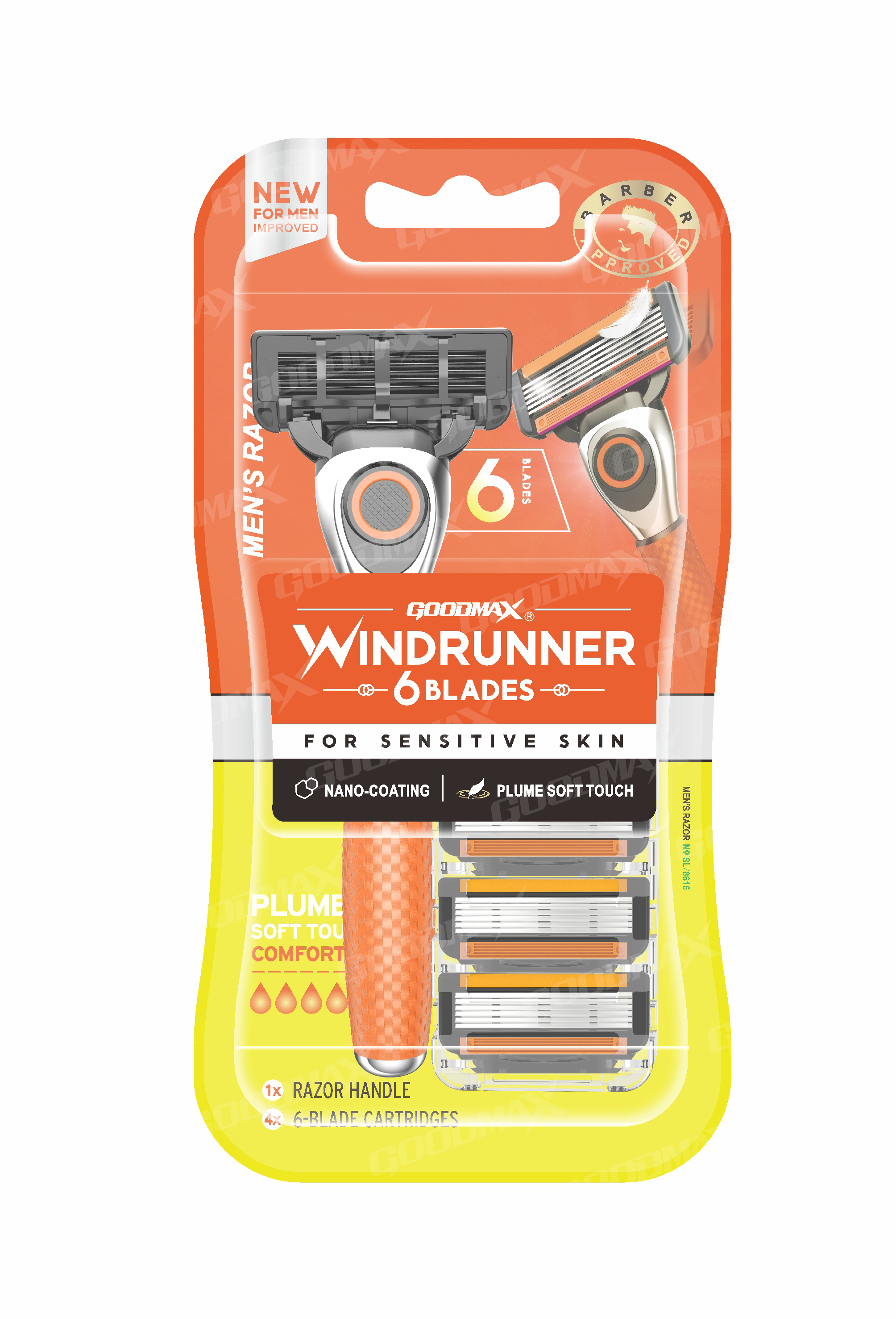 8616    1+1 分配器-桔色