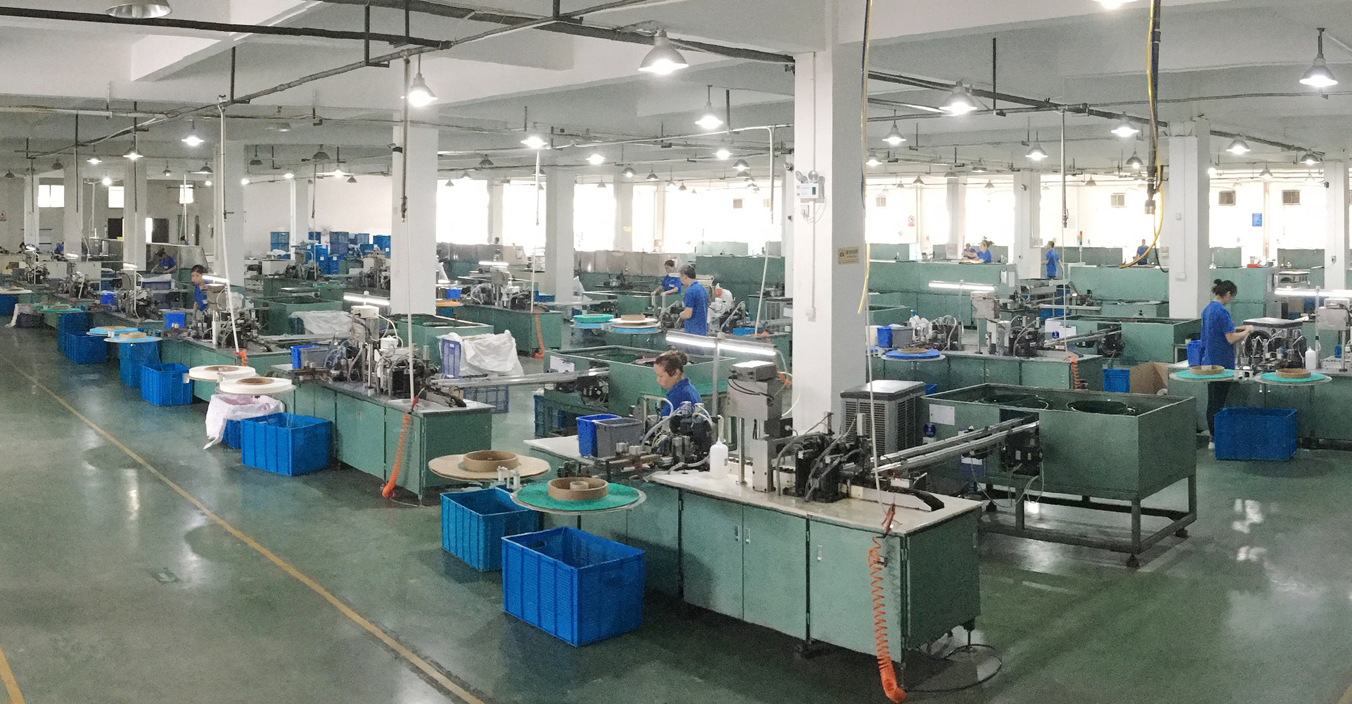 9. 45 fully automatic assembly lines