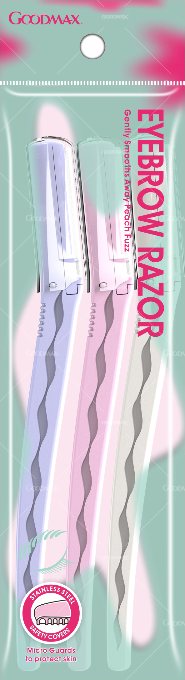 修眉刀-8801-袋子-套三